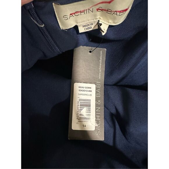 SACHIN + BABI BEAU GOWN - GARDEN CLUB SIZE 14 $695 - Picture 11 of 11